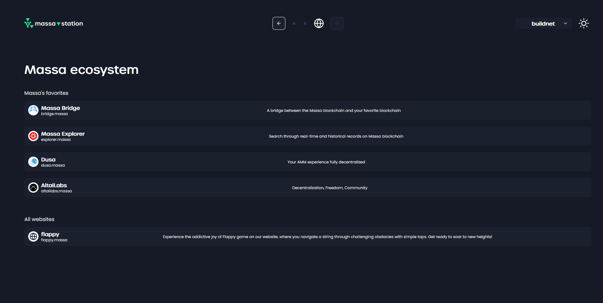 Scroll websites